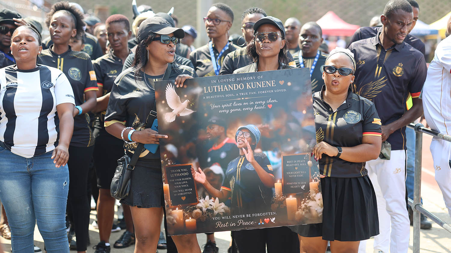 Perfect send-off for superfan!